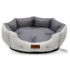 Κρεβατάκι Σκύλου και Γάτας V.I.Pets Royal Cotton Stripes Νο3 Gray 70x70cm Κρεβατάκι Σκύλου και Γάτας V.I.Pets Royal Cotton Stripes Νο3 Gray 70x70cm