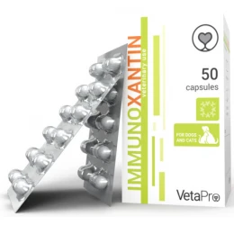 Συμπλήρωμα Διατροφής για Σκύλους και Γάτες Vetapro Immunoxantin 50 Κάψουλες