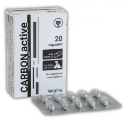 Vetapro Carbon Active 20caps Για Τo Πεπτικό Vetapro Carbon Active 20caps Για Τo Πεπτικό