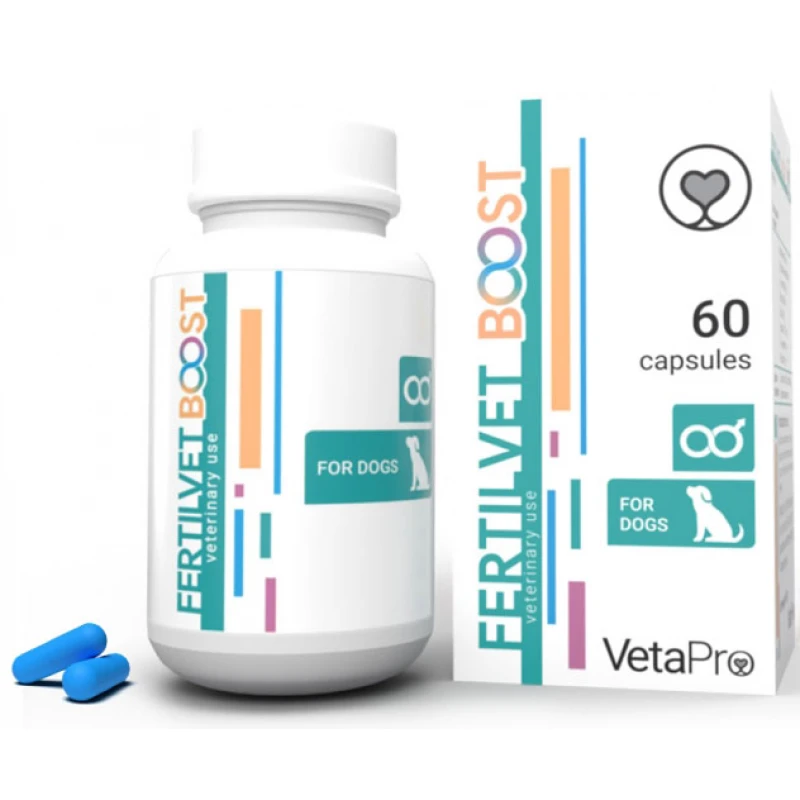 Vetapro Fertilvet Boost 60 κάψουλες για τη Γονιμότητα για Σκύλους ΣΚΥΛΟΙ