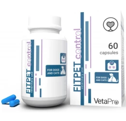 Vetapro Fitpet Control 60 κάψουλες για Απώλεια Βάρους για Σκύλους & Γάτες Vetapro Fitpet Control 60 κάψουλες για Απώλεια Βάρους για Σκύλους & Γάτες