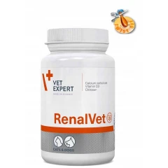 Renalvet Συμπλήρωμα Διατροφής κατά της Χρόνιας Νεφρικής Ανεπάρκειας σε Σκύλους και Γάτες 60 Κάψουλες Renalvet Συμπλήρωμα Διατροφής κατά της Χρόνιας Νεφρικής Ανεπάρκειας σε Σκύλους και Γάτες 60 Κάψουλες