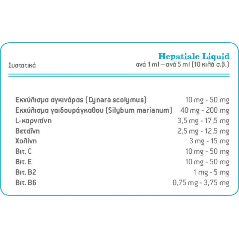 Hepatiale Forte Ηπατοπροστατευτικό συμπλήρωμα διατροφής για μικρόσωμους σκύλους 250ml ΣΚΥΛΟΙ