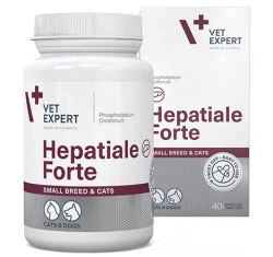 Hepatiale Forte Ηπατοπροστατευτικό Συμπλήρωμα Διατροφής για Μικρόσωμους Σκύλους και Γάτες 40 Κάψουλες