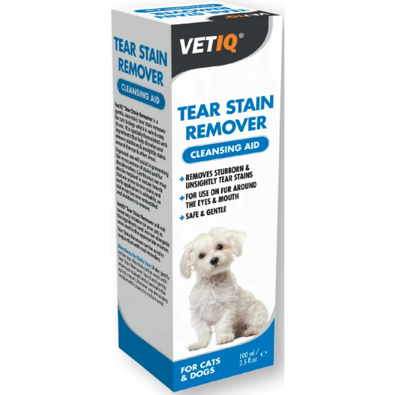 VETIQ Tear Stain Remover για Σκύλους & Γάτες 100ml Σκύλοι