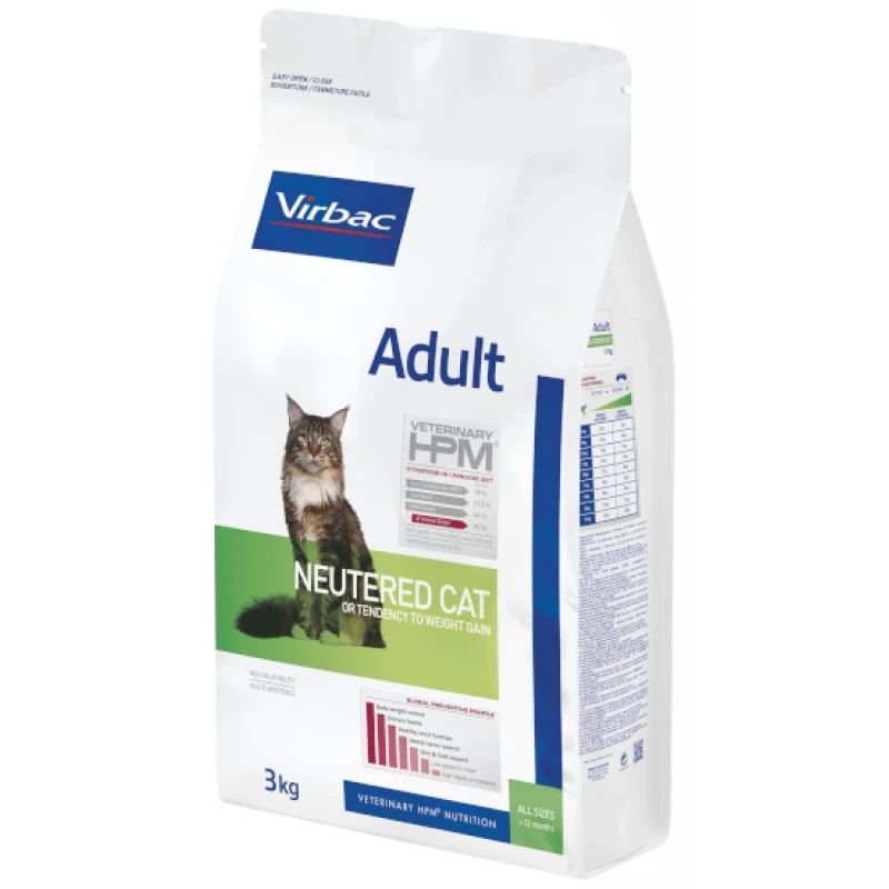 Ξηρά Τροφή Γάτας Virbac Adult Neutered Cat 3kg ΓΑΤΕΣ