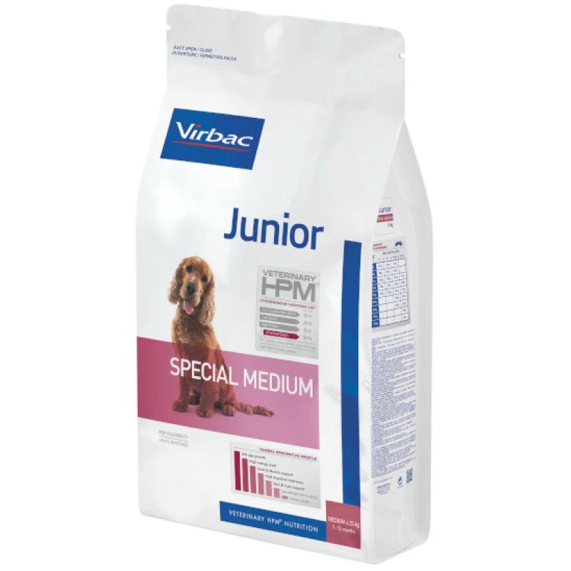 Ξηρά τροφή Σκύλου Virbac Junior Medium Dog Special 12kg ΣΚΥΛΟΙ