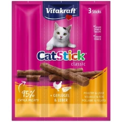 Cat Stick Mini Πουλερικά και Συκώτι 3τμχ