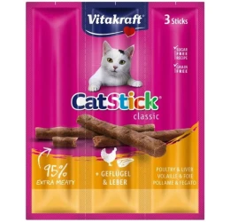 Cat Stick Mini Πουλερικά και Συκώτι 3τμχ Cat Stick Mini Πουλερικά και Συκώτι 3τμχ