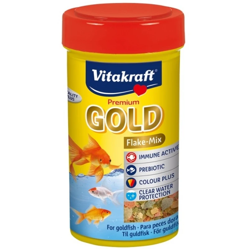 Vita Gold Flakes Τροφή για χρυσόψαρα 100ml ΤΡΟΦΕΣ ΓΙΑ ΨΑΡΙΑ