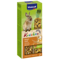 Vitakraft Kracker Duo για κουνέλια με μέλι & σιτηρά  2τμχ Vitakraft Kracker Duo για κουνέλια με μέλι & σιτηρά  2τμχ