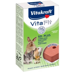 Vitakraft Sel Plus Πέτρα με αλάτι για όλα τα τρωκτικά 40gr  Vitakraft Sel Plus Πέτρα με αλάτι για όλα τα τρωκτικά 40gr