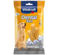 Vitakraft Dental Sticks Οδοντική λιχουδιά 3 σε 1 Medium 7τεμχ Vitakraft Dental Sticks Οδοντική λιχουδιά 3 σε 1 Medium 7τεμχ