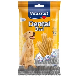 Vitakraft Dental Sticks Οδοντική λιχουδιά 3 σε 1 Medium 7τεμχ Vitakraft Dental Sticks Οδοντική λιχουδιά 3 σε 1 Medium 7τεμχ