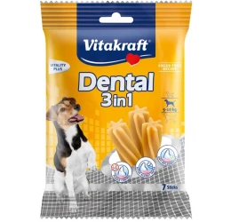 Vitakraft Dental Sticks Οδοντική λιχουδιά 3 σε 1 Small 7τεμχ Vitakraft Dental Sticks Οδοντική λιχουδιά 3 σε 1 Small 7τεμχ