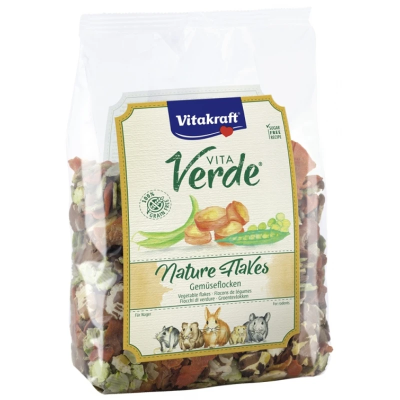Vitakraft Vita Verde Nature Flakes Vegetables 400gr νιφάδες Φασολιών για Κουνέλια και Τρωκτικά ΜΙΚΡΑ ΖΩΑ - ΚΟΥΝΕΛΙΑ