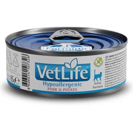 Farmina Vet Life Hypoallergenic Pork & Potato Wet Food Cat 85gr Farmina Vet Life Hypoallergenic Pork & Potato Wet Food Cat 85gr