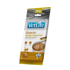 Farmina Vet Life Λιχουδιά Γάτας Treat Cream Diabetic with Chicken & Tuna 60gr