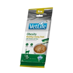 Farmina Vet Life Λιχουδιά Γάτας Treat Cream Obesity with Chicken & Tuna 60gr