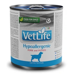 Vet Life Hypoallergenic Pork & Potato Wet Food Dog 300gr