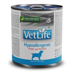 Vet Life Hypoallergenic Pork & Potato Wet Food Dog 300gr