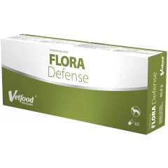 Συμπλήρωμα Διατροφής για Σκύλους Vetfood Flora Defense 60 κάψουλες για το Πεπτικό