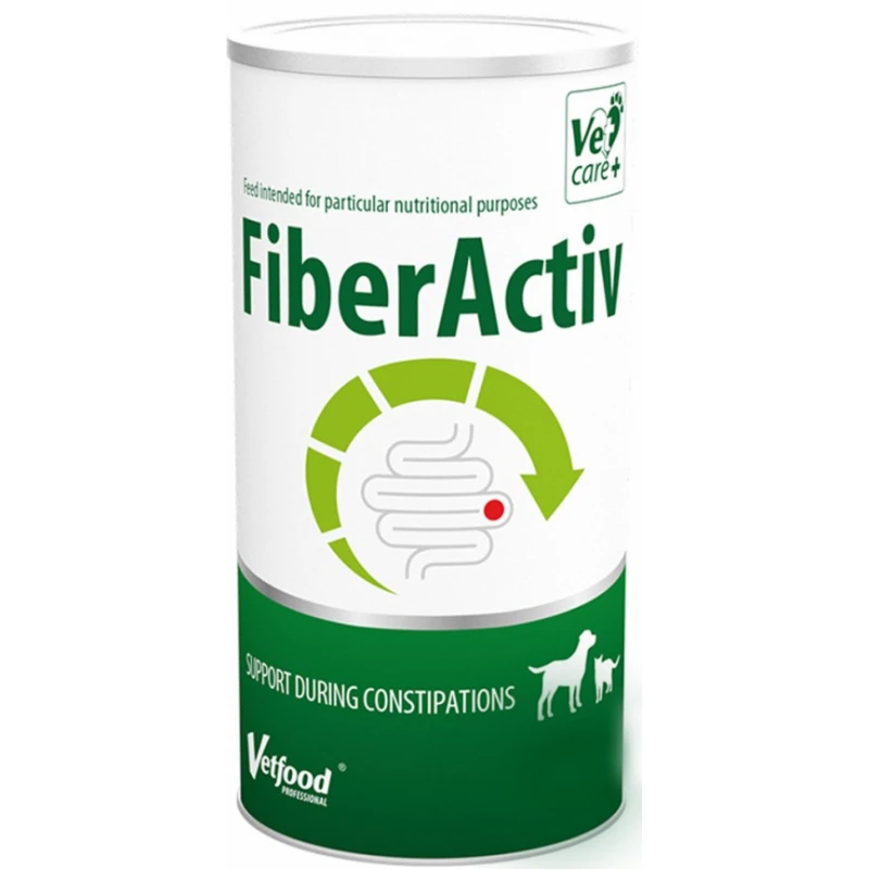 Συμπλήρωμα Διατροφής Vetfood FiberActiv 250gr για Σκύλους και Γάτες ΣΚΥΛΟΙ