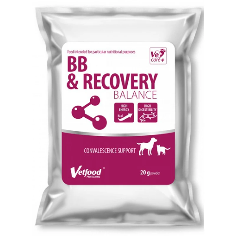 Vetfood Bb And Recovery Balance 20gr Για Σκύλους Και Γάτες Σκύλοι