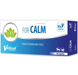 Vetfood For Calm 60 Ταμπλέτες κατά του Στρες σε Σκύλους και Γάτες  Vetfood For Calm 60 Ταμπλέτες κατά του Στρες σε Σκύλους και Γάτες