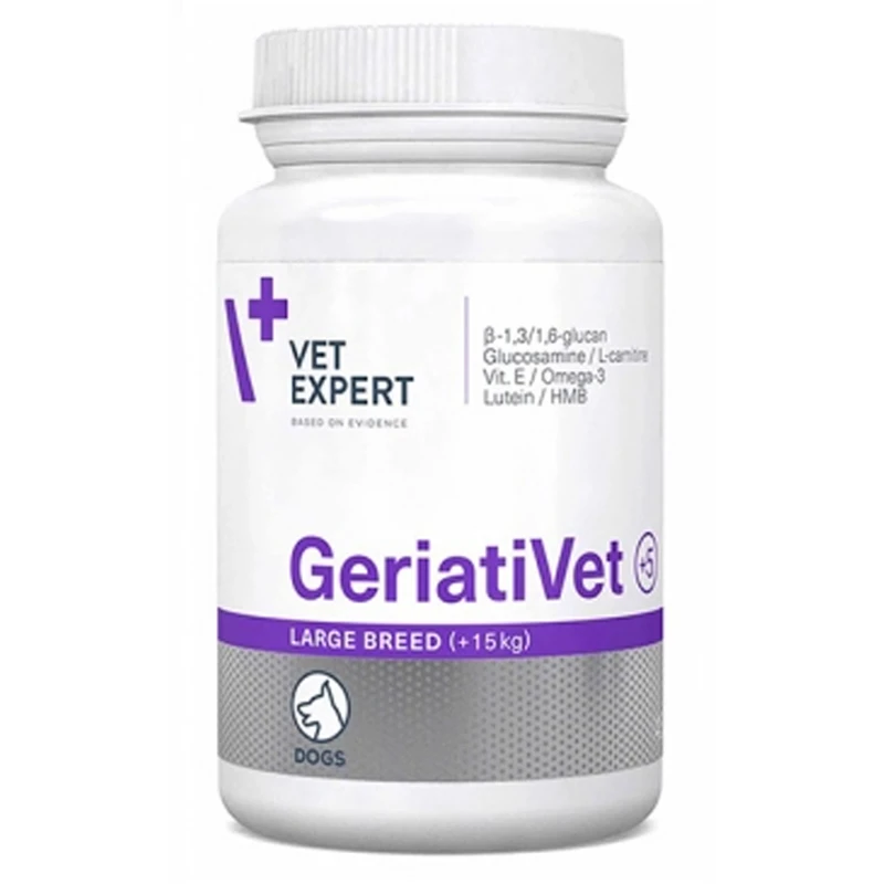 Vetexpert Geriativet Dog Large Breed Συμπλήρωμα Διατροφής Για Ηλικιωμένους Σκύλους 45δισκία Σκύλοι