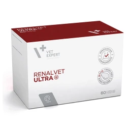 RenalVet Ultra 60 Συμπλήρωμα Διατροφής κατά της Χρόνιας Νεφρικής Ανεπάρκειας σε Σκύλους και Γάτες 60 Κάψουλες