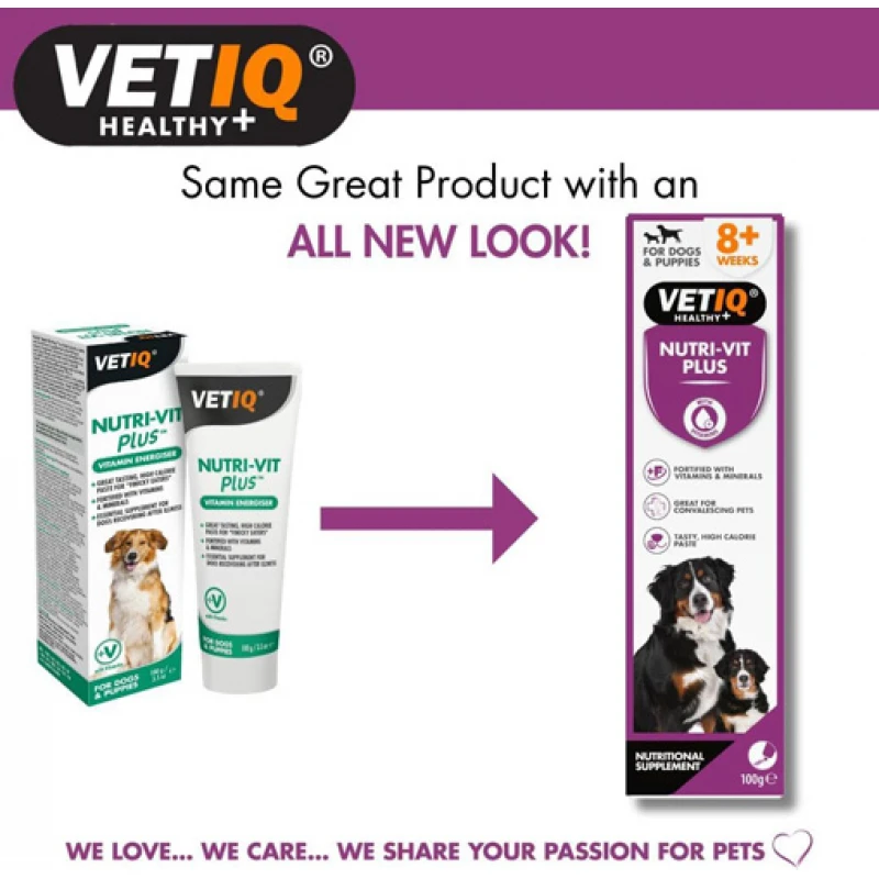 Συμπλήρωμα Διατροφής για Σκύλους VETIQ Nutri-Vit Plus 100gr ΣΚΥΛΟΙ Συμπλήρωμα Διατροφής για Σκύλους VETIQ Nutri-Vit Plus 100gr ΣΚΥΛΟΙ