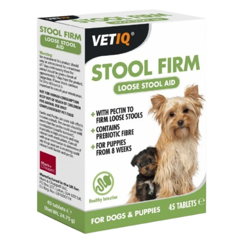 Συμπλήρωμα Διατροφής Σκύλου Vetiq Stool Firm 45 Δισκία Σκύλοι Συμπλήρωμα Διατροφής Σκύλου Vetiq Stool Firm 45 Δισκία Σκύλοι