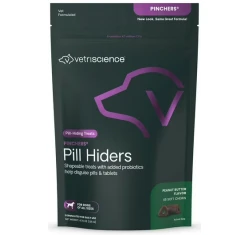 Vetriscience Pinchers Βοηθητική Λιχουδιά Χορήγησης Χαπιών με Γεύση Φυστικοβούτυρο 45τμχ Vetriscience Pinchers Βοηθητική Λιχουδιά Χορήγησης Χαπιών με Γεύση Φυστικοβούτυρο 45τμχ