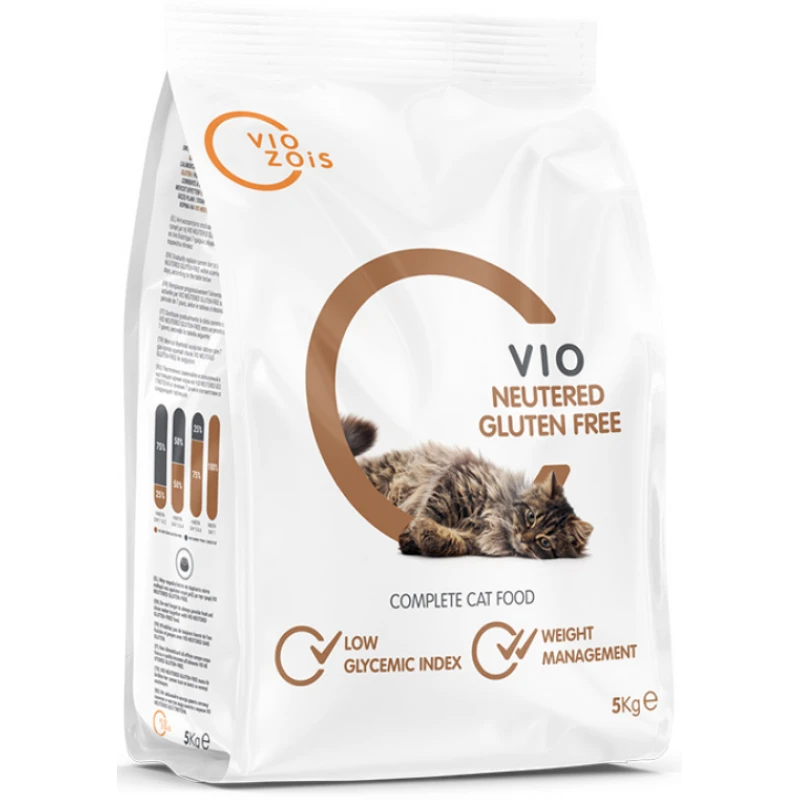 Ξηρά τροφή Γάτας Viozois Vio Neutered Gluten Free Sterilised Cat 5kg ΓΑΤΕΣ