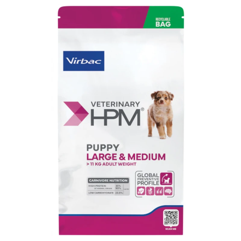 Ξηρά τροφή Σκύλου Virbac Puppy Large & Medium Dog 12kg Σκύλοι Ξηρά τροφή Σκύλου Virbac Puppy Large & Medium Dog 12kg Σκύλοι
