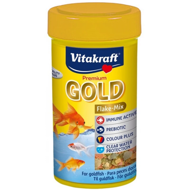 Vita Gold Flakes Τροφή για χρυσόψαρα 100ml ΤΡΟΦΕΣ ΓΙΑ ΨΑΡΙΑ Vita Gold Flakes Τροφή για χρυσόψαρα 100ml ΤΡΟΦΕΣ ΓΙΑ ΨΑΡΙΑ
