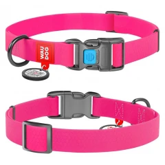 Περιλαίμιο Αδιάβροχο WauDog Pink Plastic Fastex 15mm x 23-35cm με SmartID Περιλαίμιο Αδιάβροχο WauDog Pink Plastic Fastex 15mm x 23-35cm με SmartID