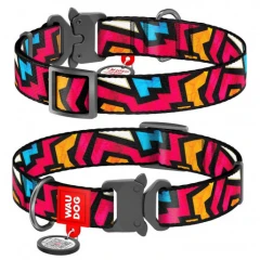 Περιλαίμιο WauDog Graffiti Metal 15mm x 23-35cm με SmartID Περιλαίμιο WauDog Graffiti Metal 15mm x 23-35cm με SmartID
