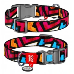 Περιλαίμιο WauDog Graffiti Plastic Fastex 10mm x 20-30cm με SmartID Περιλαίμιο WauDog Graffiti Plastic Fastex 10mm x 20-30cm με SmartID