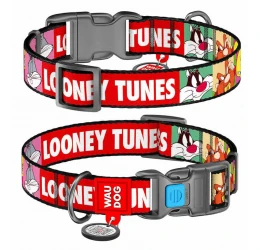 Περιλαίμιο WauDog Looney 2 Plastic Fastex 25mm x 35-58cm με SmartID Περιλαίμιο WauDog Looney 2 Plastic Fastex 25mm x 35-58cm με SmartID