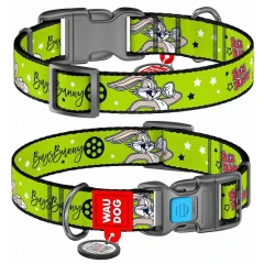 Περιλαίμιο WauDog Looney 5 Plastic Fastex 25mm x 31-49cm με SmartID Περιλαίμιο WauDog Looney 5 Plastic Fastex 25mm x 31-49cm με SmartID