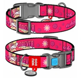 Περιλαίμιο WauDog Looney 6 Plastic Fastex 20mm x 24-40cm με SmartID Περιλαίμιο WauDog Looney 6 Plastic Fastex 20mm x 24-40cm με SmartID