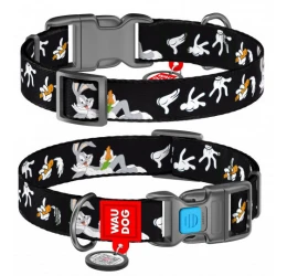 Περιλαίμιο WauDog Looney 7 Plastic Fastex 20mm x 24-40cm με SmartID