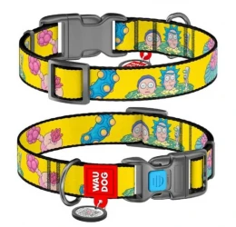 Περιλαίμιο WauDog Rick and Morty Plastic Fastex 20mm x 24-40cm με SmartID Περιλαίμιο WauDog Rick and Morty Plastic Fastex 20mm x 24-40cm με SmartID