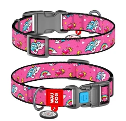 Περιλαίμιο WauDog Unicorn Plastic 15mm x 23-35cm με SmartID Περιλαίμιο WauDog Unicorn Plastic 15mm x 23-35cm με SmartID