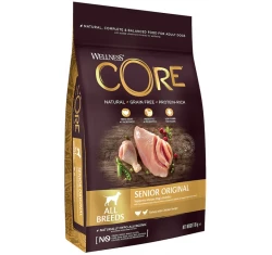 Wellness Core Senior Γαλοπούλα & Κοτόπουλο 10kg + 1,8kg Δώρο
