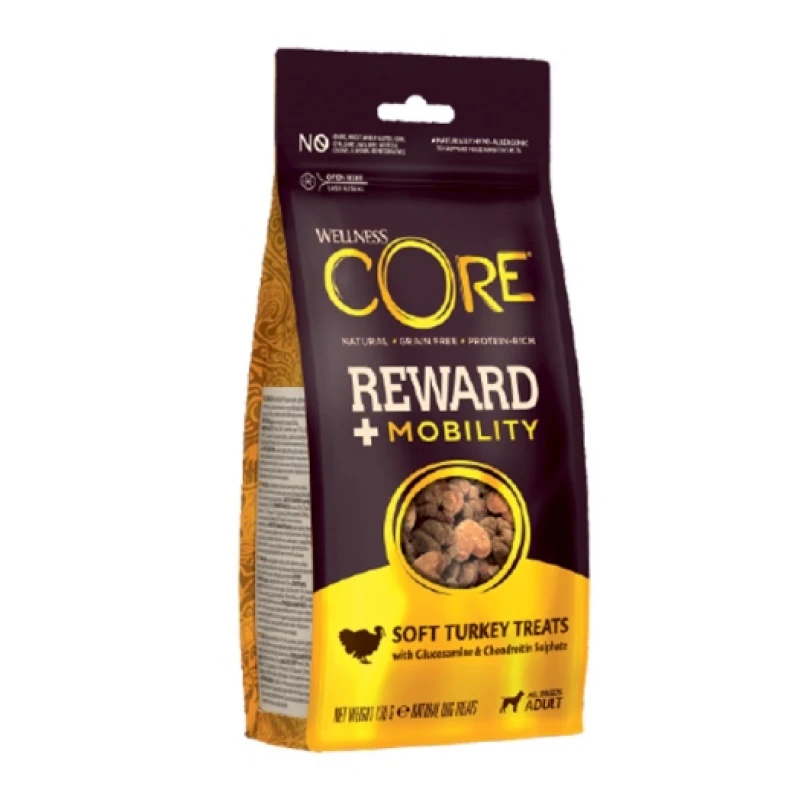 Λιχουδιές Wellness Core Grain Free Mobility 170gr με γαλοπούλα ΣΚΥΛΟΙ