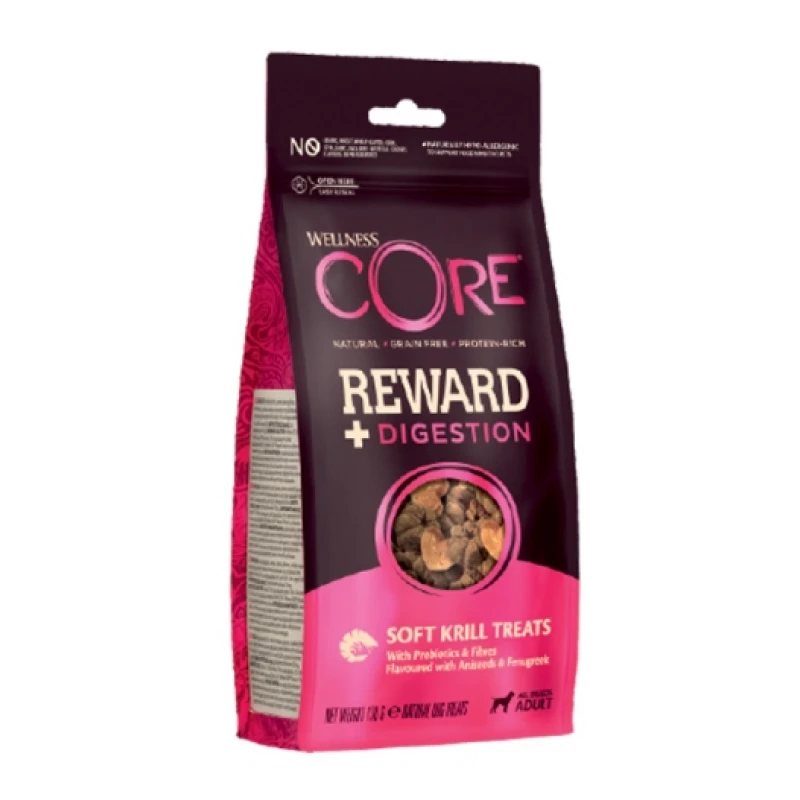 Λιχουδιές Wellness Core Grain Free Digestion 170gr με γαρίδες ΣΚΥΛΟΙ