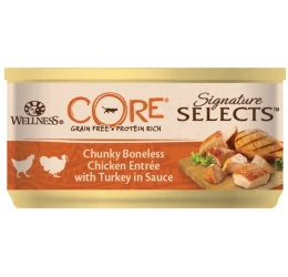 Wellness Core Signature Select Chunky Κοτόπουλο & Γαλοπούλα σε σάλτσα 24 x 79gr Wellness Core Signature Select Chunky Κοτόπουλο & Γαλοπούλα σε σάλτσα 24 x 79gr
